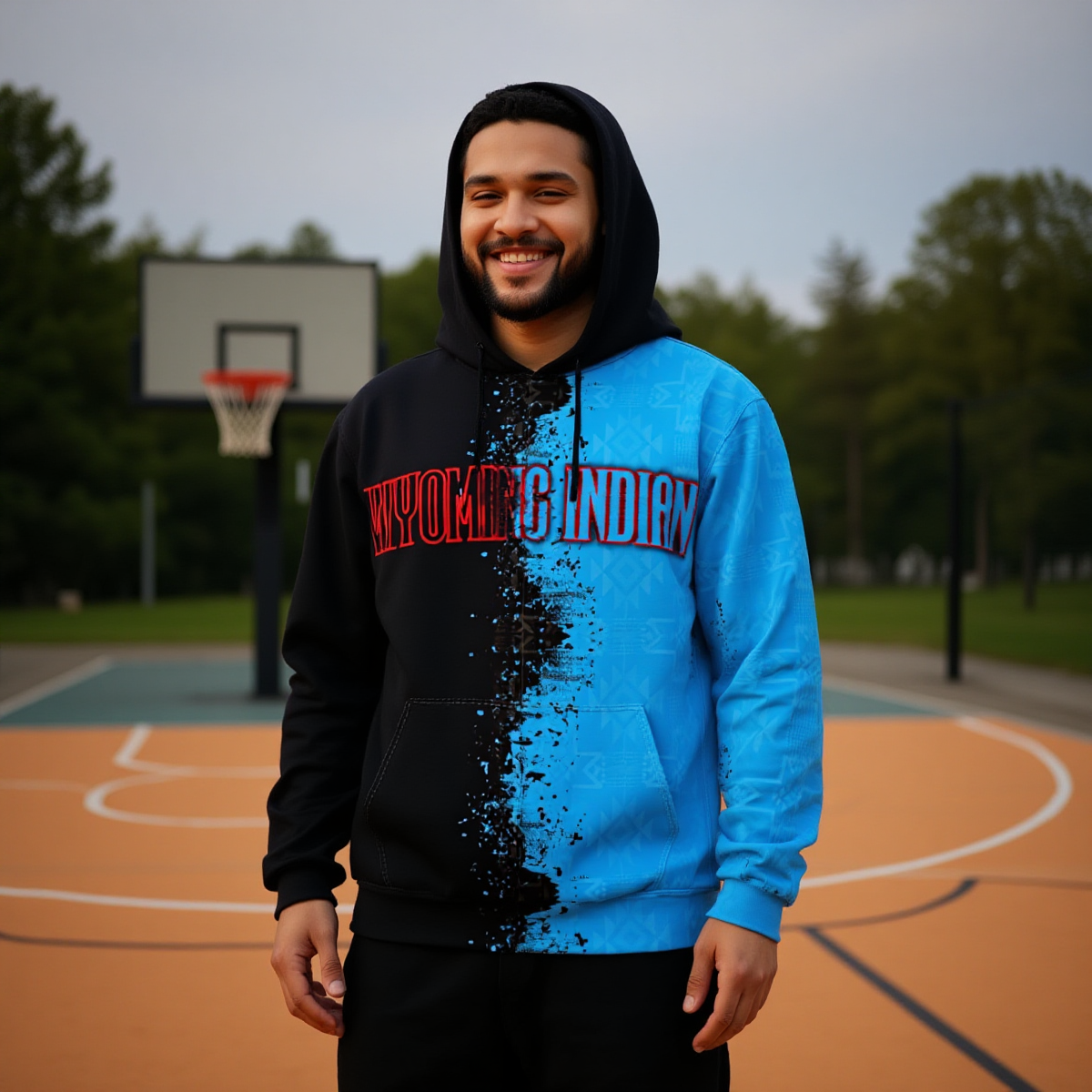 WIHS Split Zip Up Hoodie