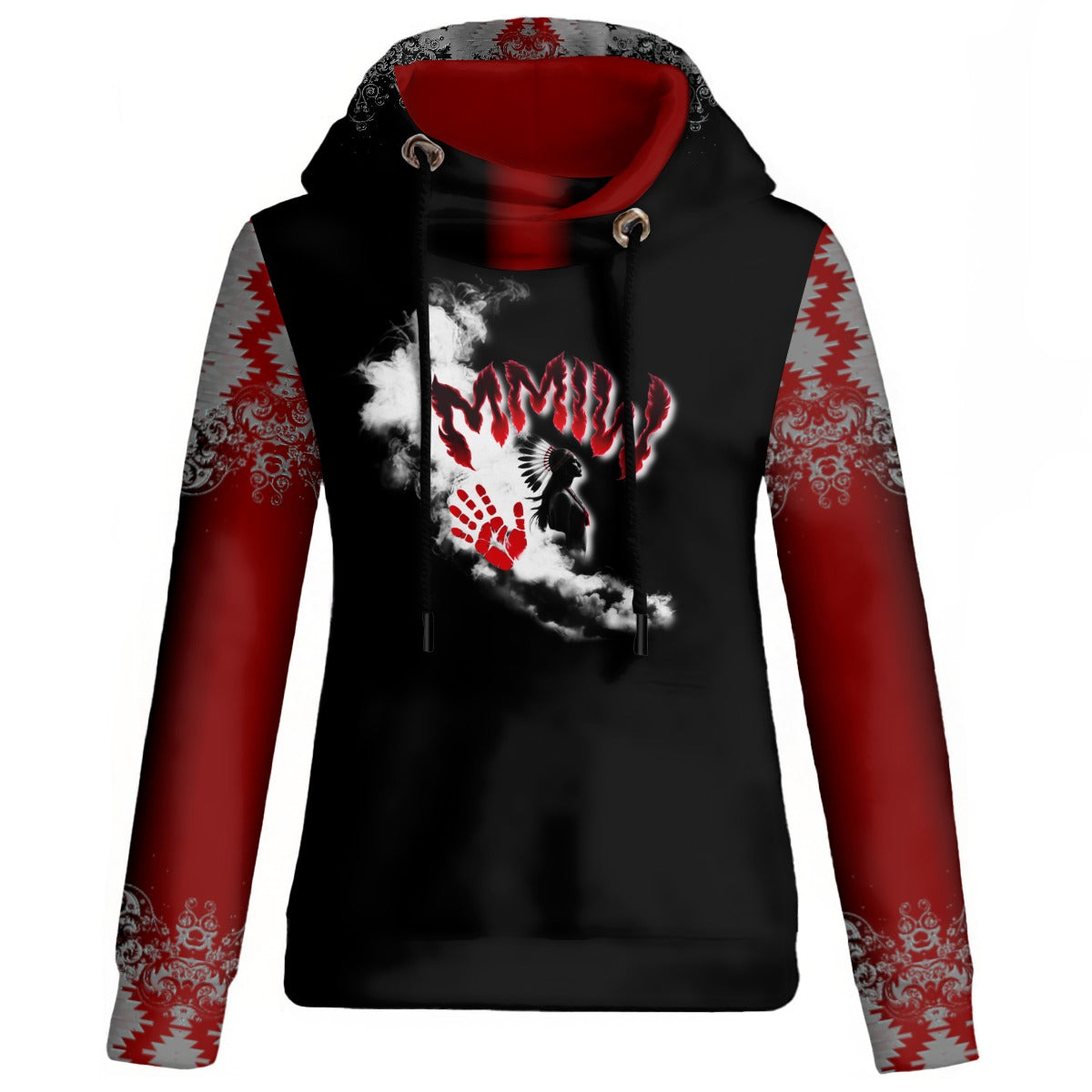 MMIW Women's Patchwork Hoodie