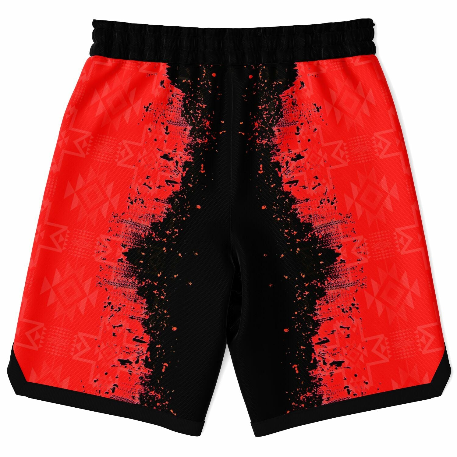 WIHS Split Basketball Trunks Red