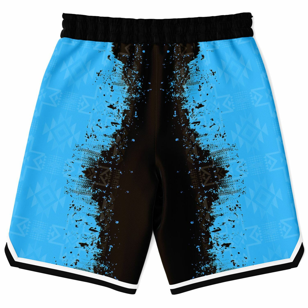 WIHS Split Basketball Trunks Blue