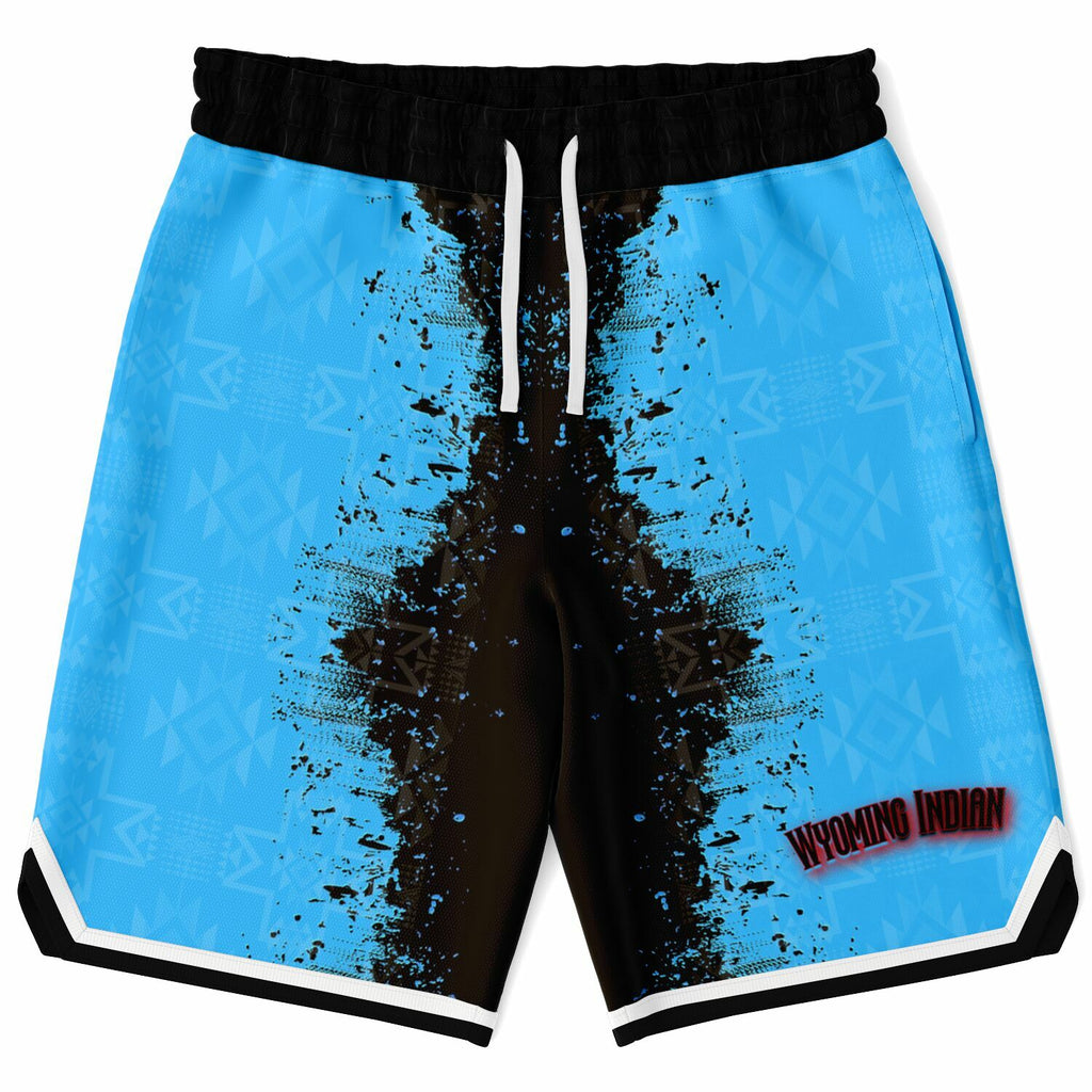 WIHS Split Basketball Trunks Blue
