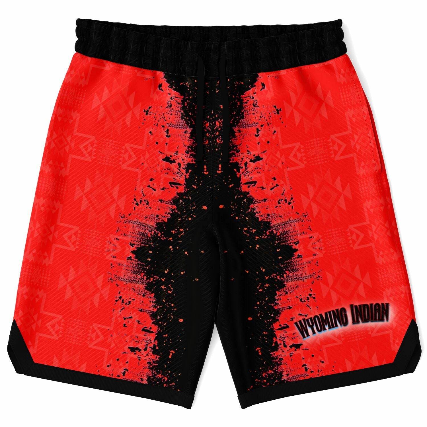 WIHS Split Basketball Trunks Red